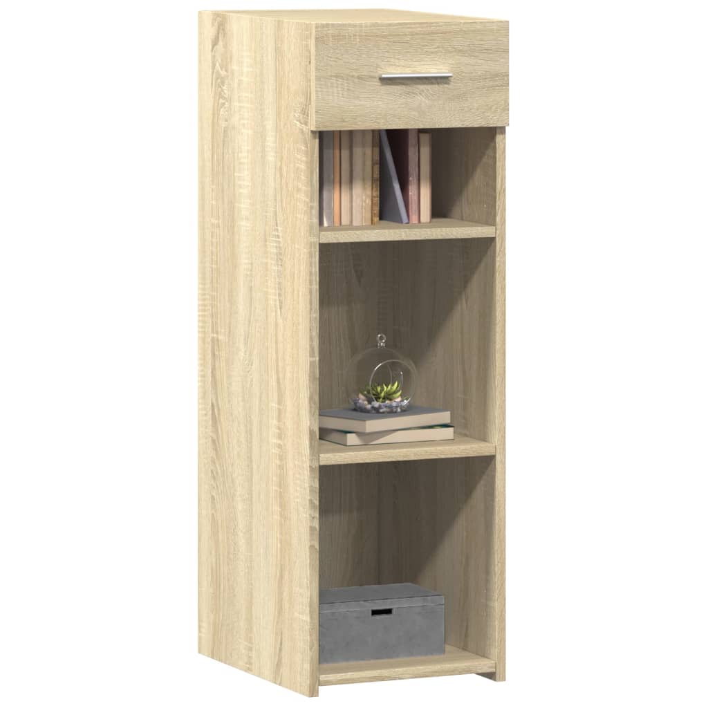 Dressoir 30x42,5x93 cm bewerkt hout sonoma eikenkleurig is nu te koop bij PeponiXL, paradijselijk wonen!