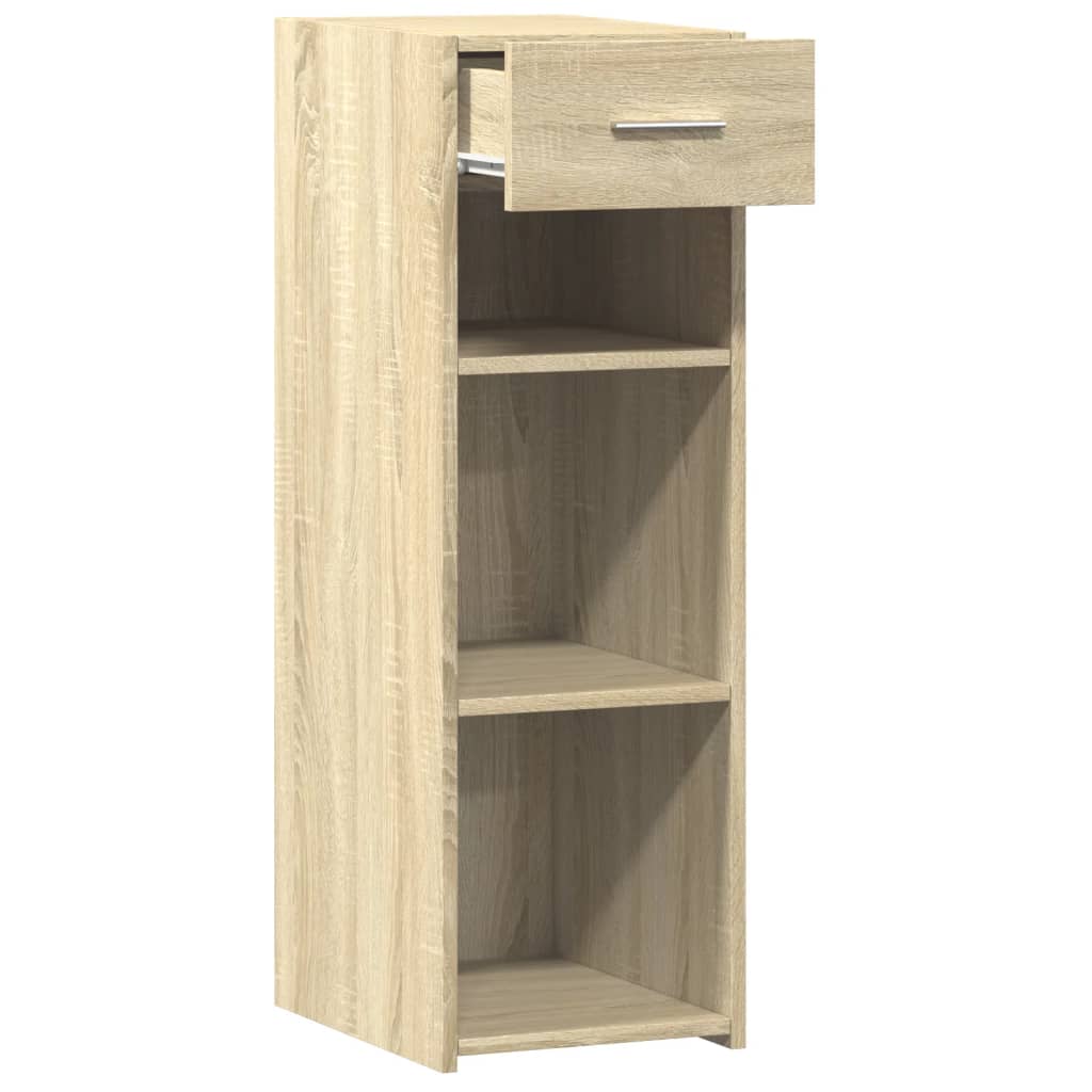Dressoir 30x42,5x93 cm bewerkt hout sonoma eikenkleurig is nu te koop bij PeponiXL, paradijselijk wonen!