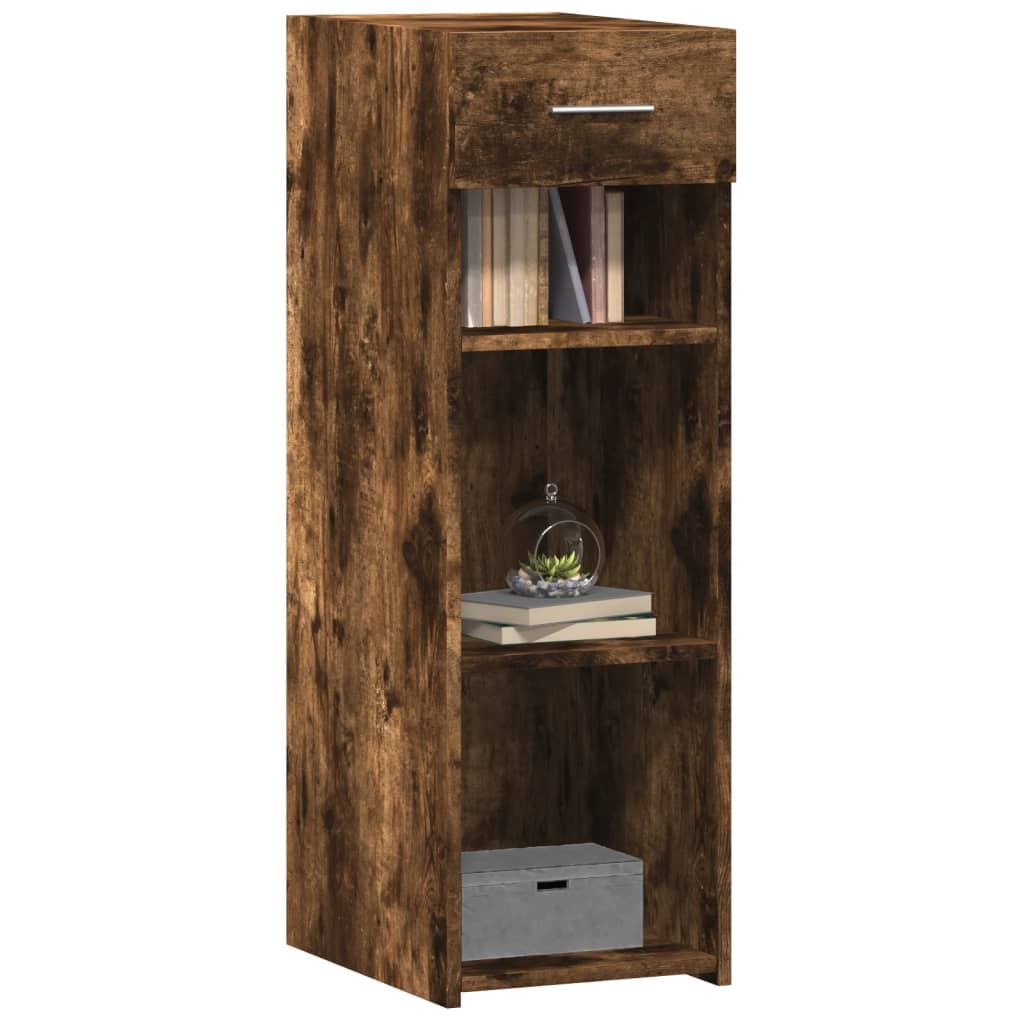 Dressoir 30x42,5x93 cm bewerkt hout gerookt eikenkleurig is nu te koop bij PeponiXL, paradijselijk wonen!