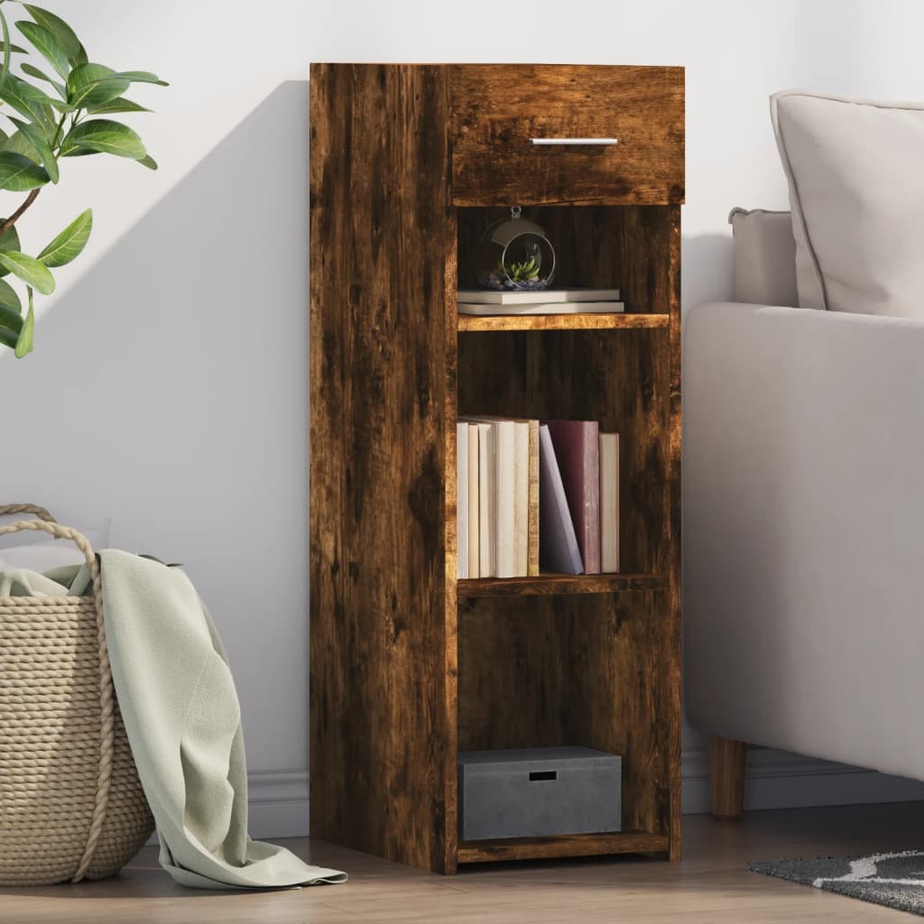 Dressoir 30x42,5x93 cm bewerkt hout gerookt eikenkleurig is nu te koop bij PeponiXL, paradijselijk wonen!