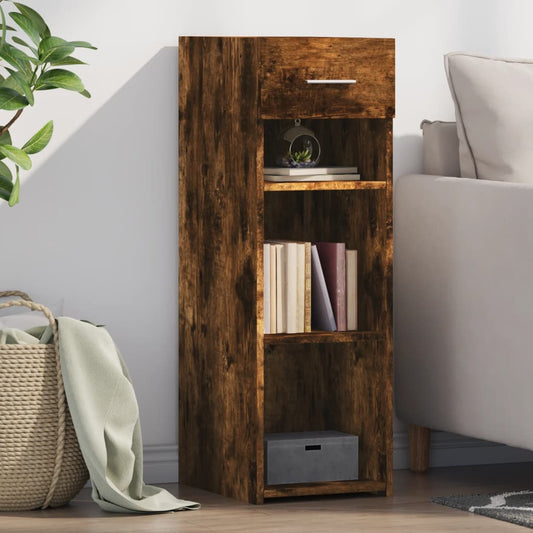Dressoir 30x42,5x93 cm bewerkt hout gerookt eikenkleurig is nu te koop bij PeponiXL, paradijselijk wonen!