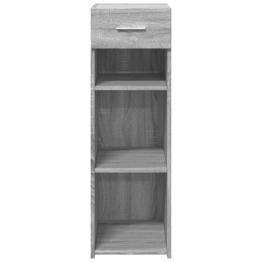 Dressoir 30x42,5x93 cm bewerkt hout grijs sonoma eikenkleurig is nu te koop bij PeponiXL, paradijselijk wonen!