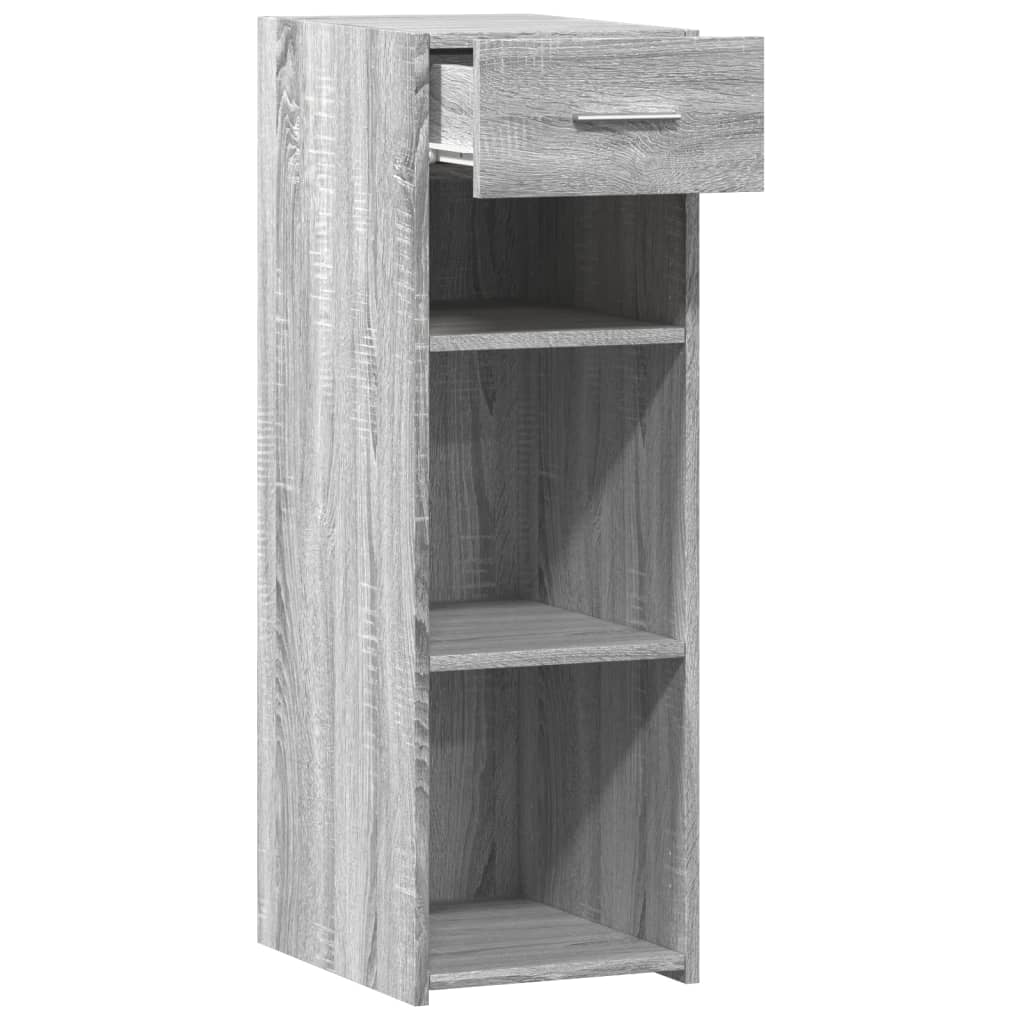Dressoir 30x42,5x93 cm bewerkt hout grijs sonoma eikenkleurig is nu te koop bij PeponiXL, paradijselijk wonen!