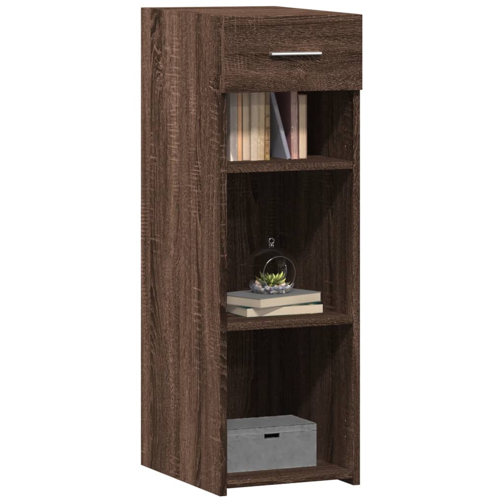 Dressoir 30x42,5x93 cm bewerkt hout bruin eikenkleur is nu te koop bij PeponiXL, paradijselijk wonen!