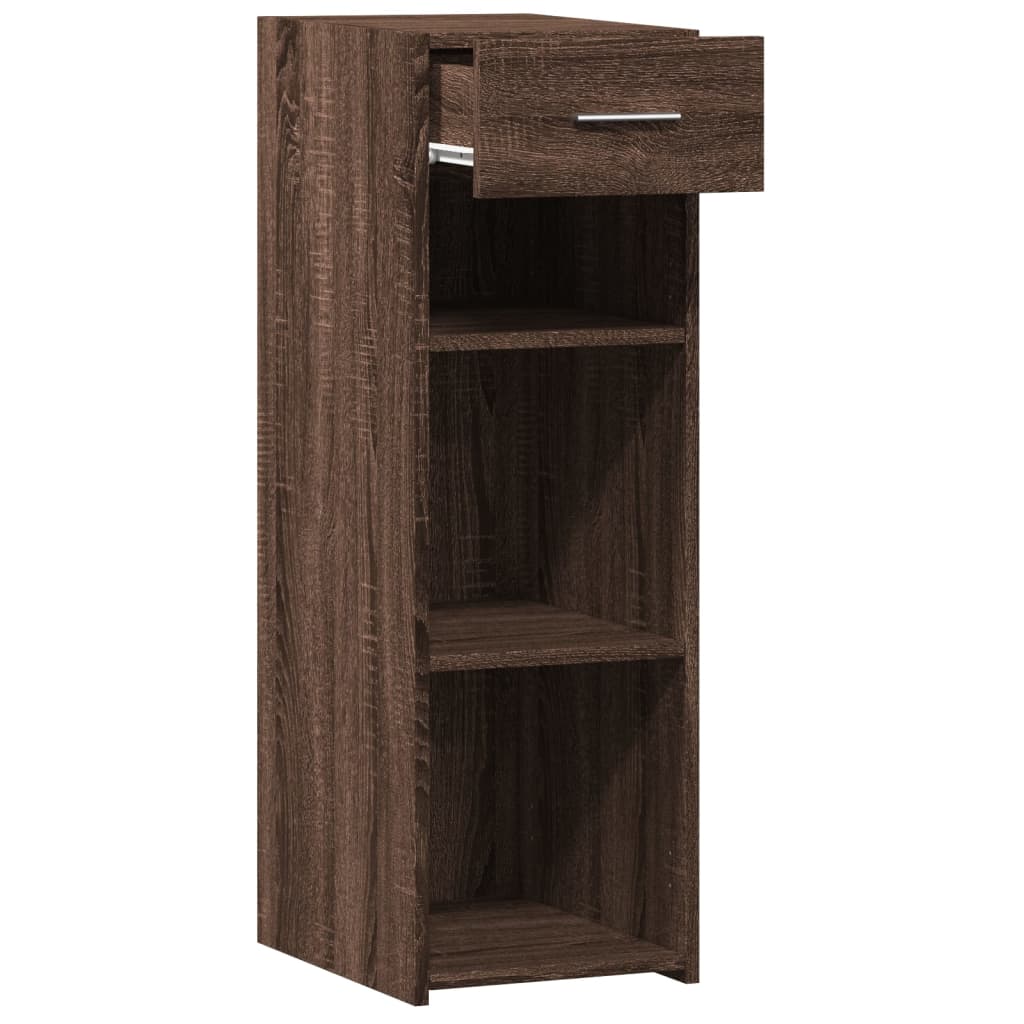 Dressoir 30x42,5x93 cm bewerkt hout bruin eikenkleur is nu te koop bij PeponiXL, paradijselijk wonen!