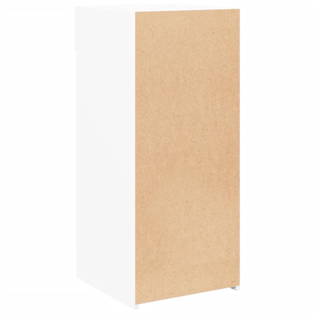 Dressoir 40x42,5x93 cm bewerkt hout wit is nu te koop bij PeponiXL, paradijselijk wonen!