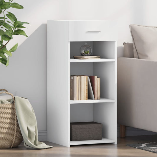 Dressoir 40x42,5x93 cm bewerkt hout wit is nu te koop bij PeponiXL, paradijselijk wonen!