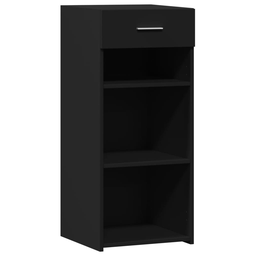 Dressoir 40x42,5x93 cm bewerkt hout zwart is nu te koop bij PeponiXL, paradijselijk wonen!