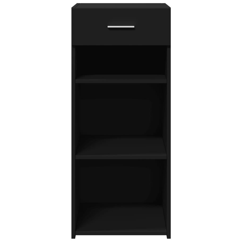 Dressoir 40x42,5x93 cm bewerkt hout zwart is nu te koop bij PeponiXL, paradijselijk wonen!