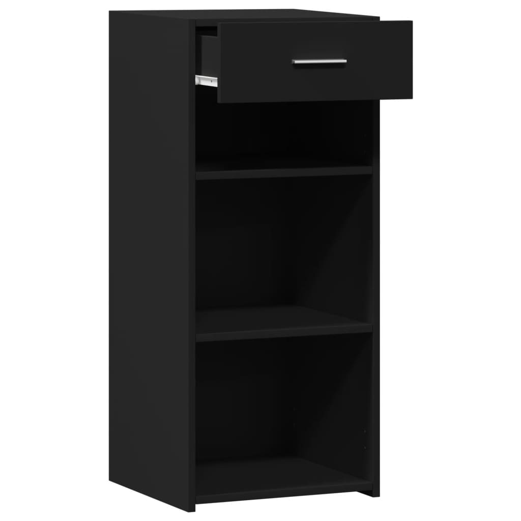 Dressoir 40x42,5x93 cm bewerkt hout zwart is nu te koop bij PeponiXL, paradijselijk wonen!