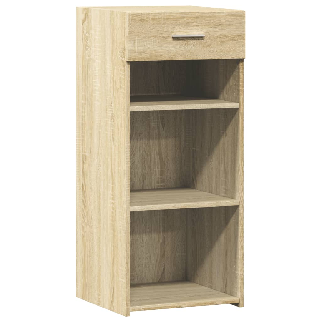 Dressoir 40x42,5x93 cm bewerkt hout sonoma eikenkleurig is nu te koop bij PeponiXL, paradijselijk wonen!