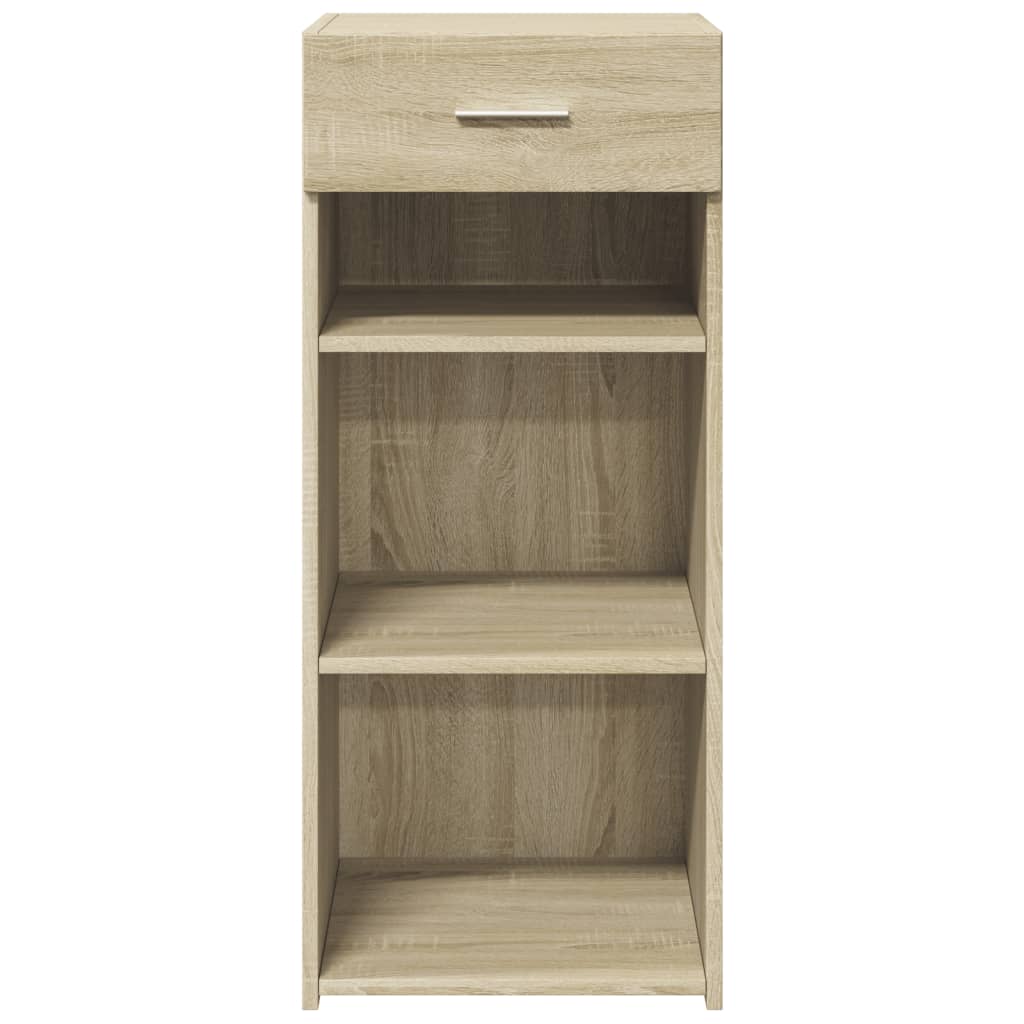 Dressoir 40x42,5x93 cm bewerkt hout sonoma eikenkleurig is nu te koop bij PeponiXL, paradijselijk wonen!