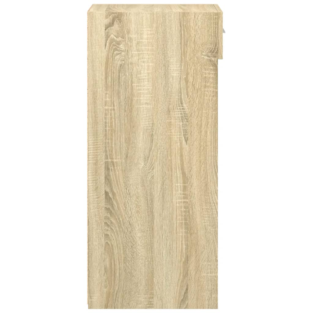 Dressoir 40x42,5x93 cm bewerkt hout sonoma eikenkleurig is nu te koop bij PeponiXL, paradijselijk wonen!