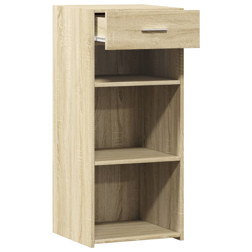 Dressoir 40x42,5x93 cm bewerkt hout sonoma eikenkleurig is nu te koop bij PeponiXL, paradijselijk wonen!