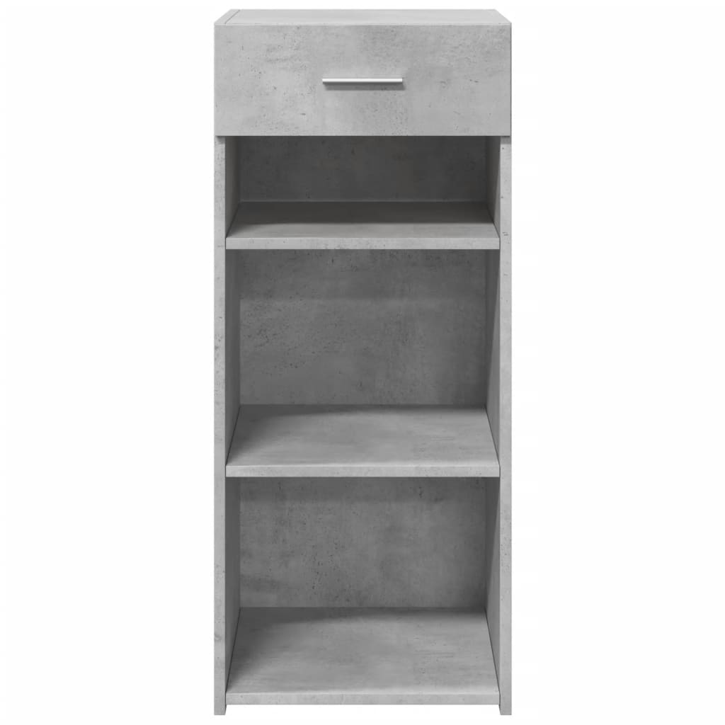 Dressoir 40x42,5x93 cm bewerkt hout betongrijs is nu te koop bij PeponiXL, paradijselijk wonen!