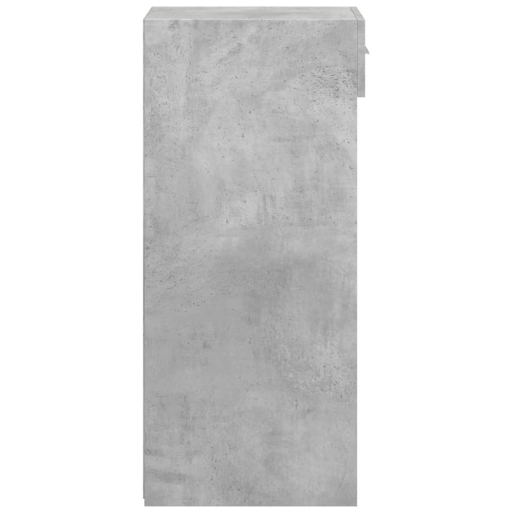 Dressoir 40x42,5x93 cm bewerkt hout betongrijs is nu te koop bij PeponiXL, paradijselijk wonen!