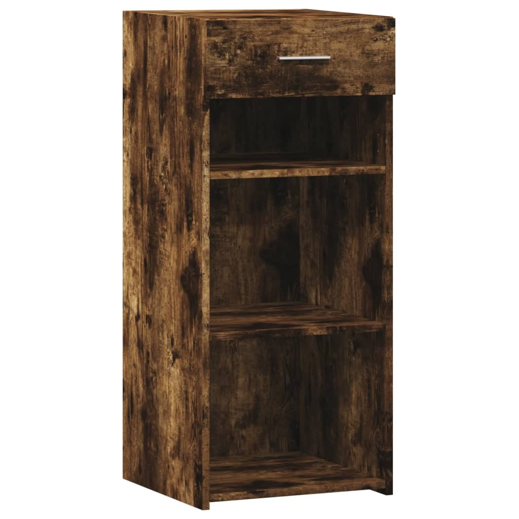 Dressoir 40x42,5x93 cm bewerkt hout gerookt eikenkleurig is nu te koop bij PeponiXL, paradijselijk wonen!