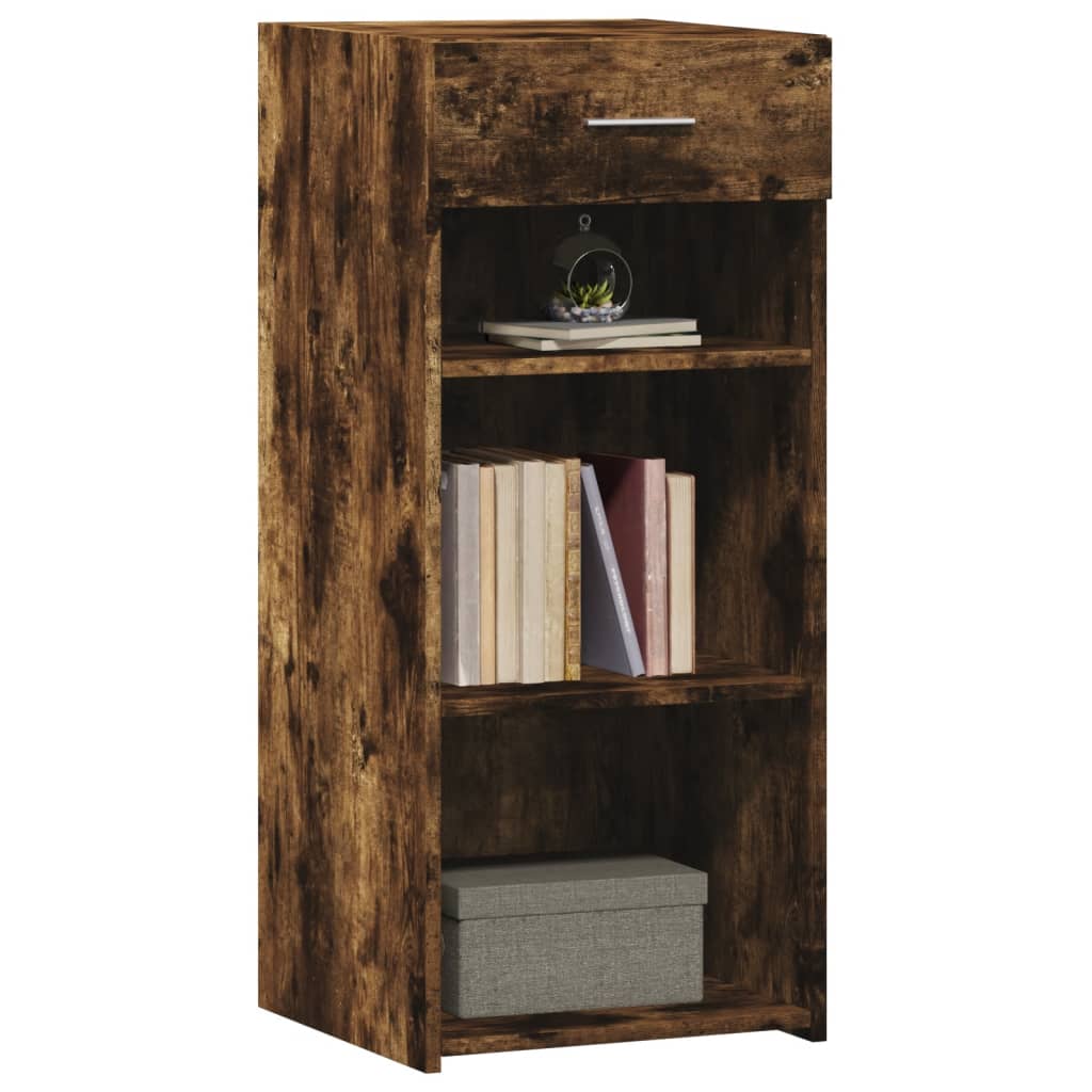 Dressoir 40x42,5x93 cm bewerkt hout gerookt eikenkleurig is nu te koop bij PeponiXL, paradijselijk wonen!