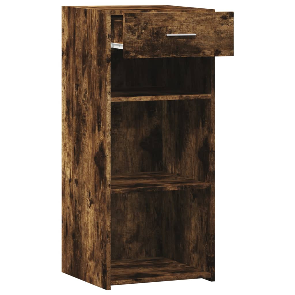 Dressoir 40x42,5x93 cm bewerkt hout gerookt eikenkleurig is nu te koop bij PeponiXL, paradijselijk wonen!