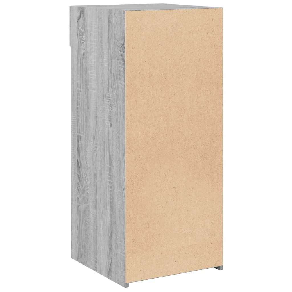 Dressoir 40x42,5x93 cm bewerkt hout grijs sonoma eikenkleur is nu te koop bij PeponiXL, paradijselijk wonen!