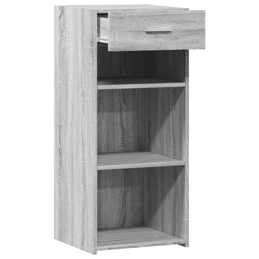 Dressoir 40x42,5x93 cm bewerkt hout grijs sonoma eikenkleur is nu te koop bij PeponiXL, paradijselijk wonen!