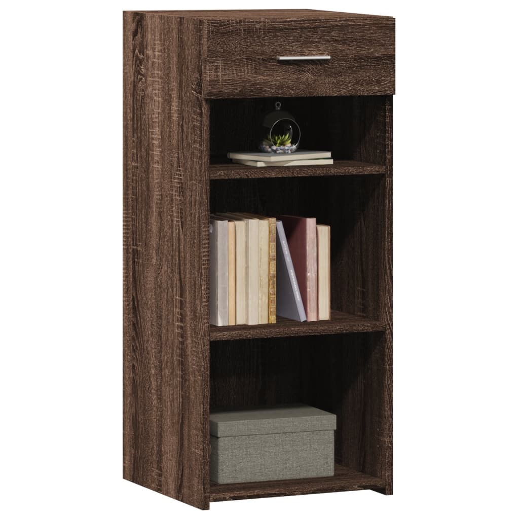 Dressoir 40x42,5x93 cm bewerkt hout bruin eikenkleur is nu te koop bij PeponiXL, paradijselijk wonen!