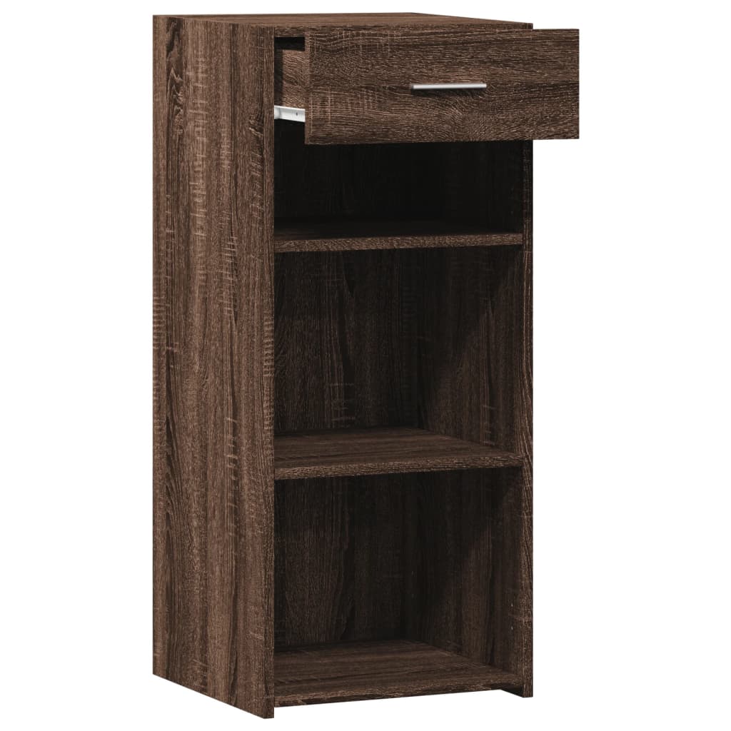 Dressoir 40x42,5x93 cm bewerkt hout bruin eikenkleur is nu te koop bij PeponiXL, paradijselijk wonen!