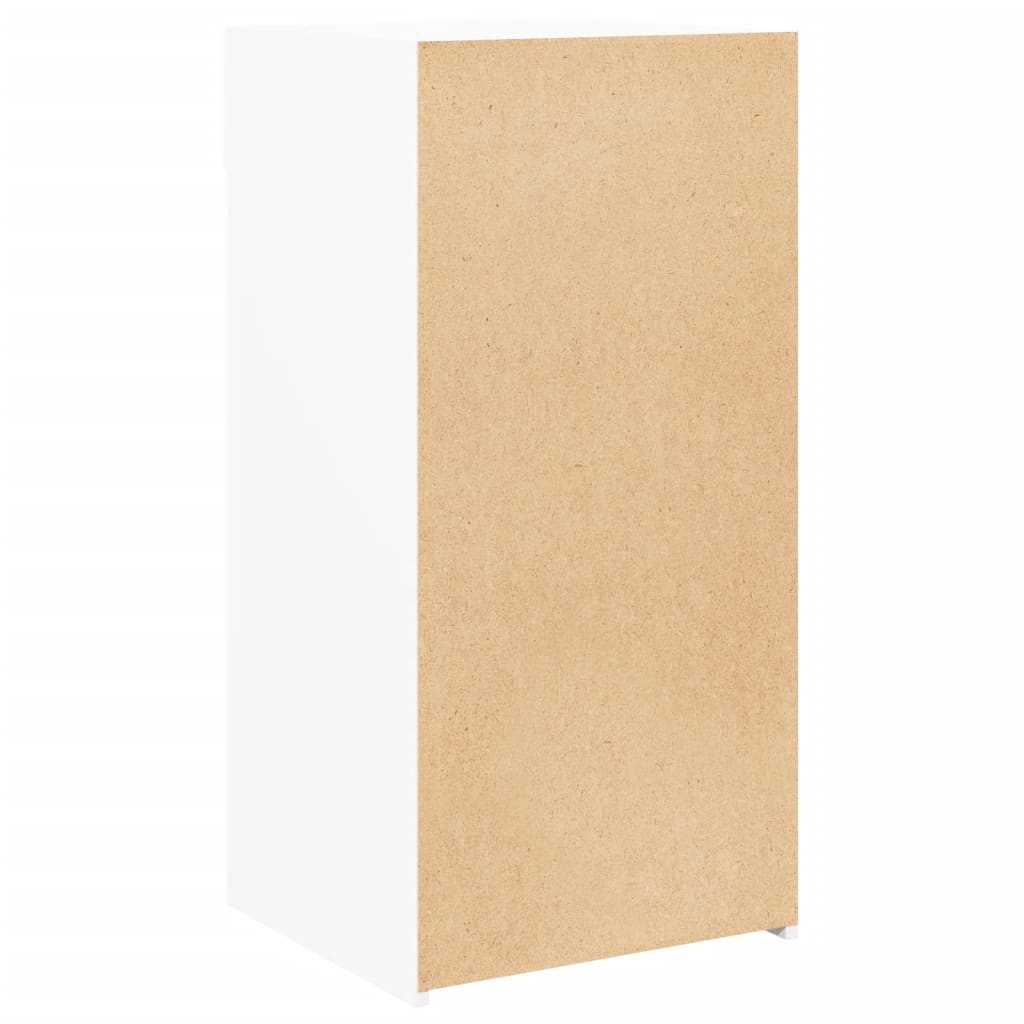 Dressoir 45x42,5x93 cm bewerkt hout wit is nu te koop bij PeponiXL, paradijselijk wonen!