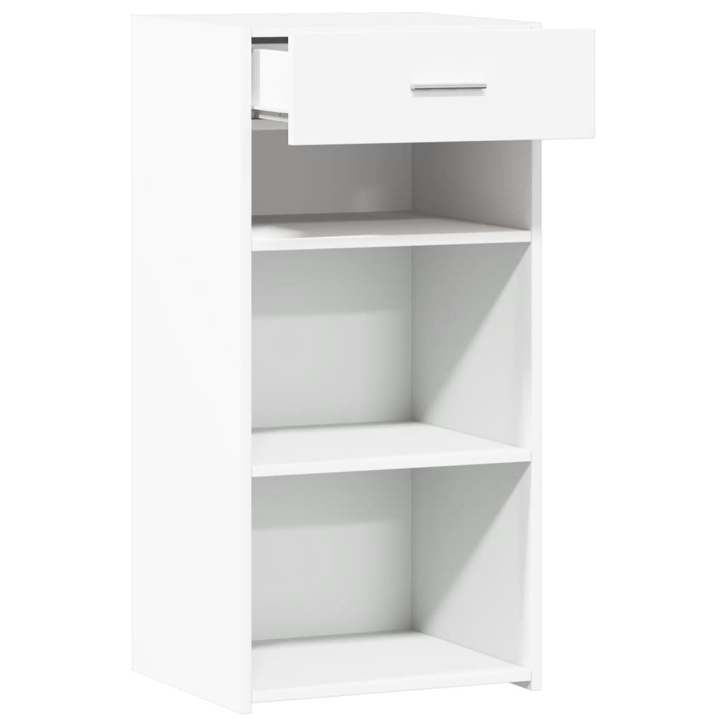 Dressoir 45x42,5x93 cm bewerkt hout wit is nu te koop bij PeponiXL, paradijselijk wonen!