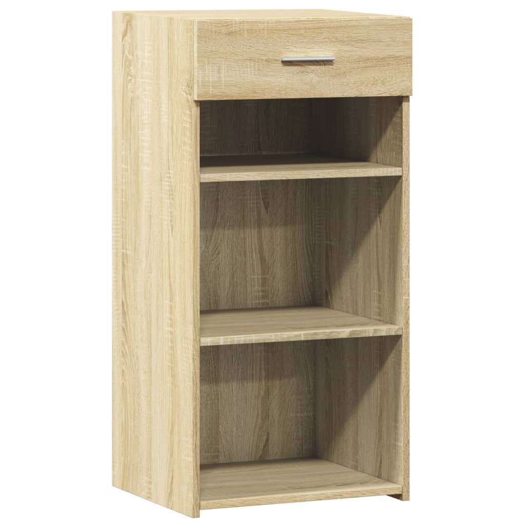 Dressoir 45x42,5x93 cm bewerkt hout sonoma eikenkleurig is nu te koop bij PeponiXL, paradijselijk wonen!