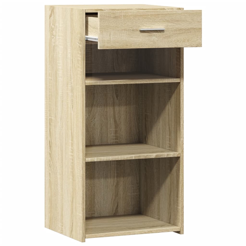 Dressoir 45x42,5x93 cm bewerkt hout sonoma eikenkleurig is nu te koop bij PeponiXL, paradijselijk wonen!