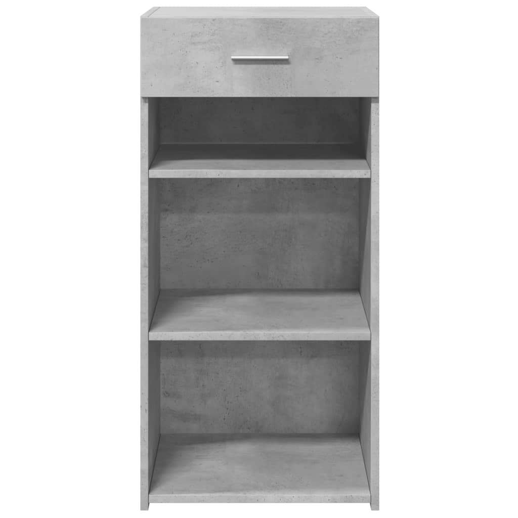 Dressoir 45x42,5x93 cm bewerkt hout betongrijs is nu te koop bij PeponiXL, paradijselijk wonen!
