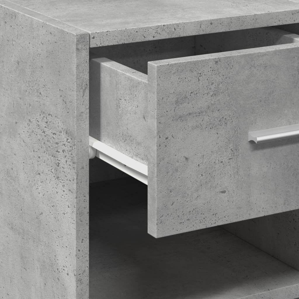 Dressoir 45x42,5x93 cm bewerkt hout betongrijs is nu te koop bij PeponiXL, paradijselijk wonen!