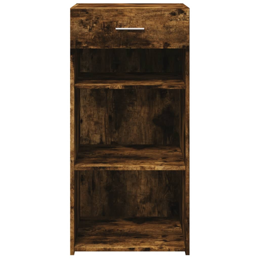 Dressoir 45x42,5x93 cm bewerkt hout gerookt eikenkleurig is nu te koop bij PeponiXL, paradijselijk wonen!
