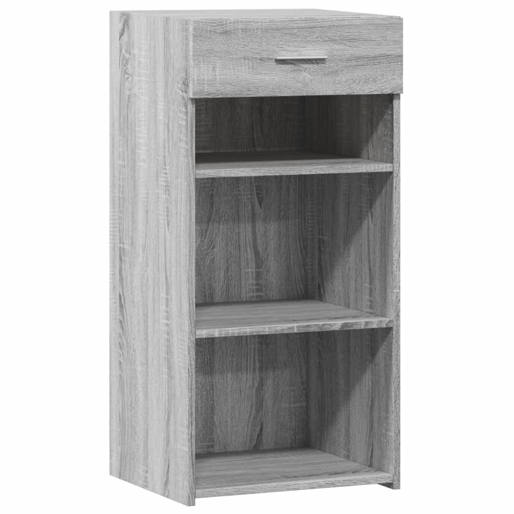 Dressoir 45x42,5x93 cm bewerkt hout grijs sonoma eikenkleurig is nu te koop bij PeponiXL, paradijselijk wonen!