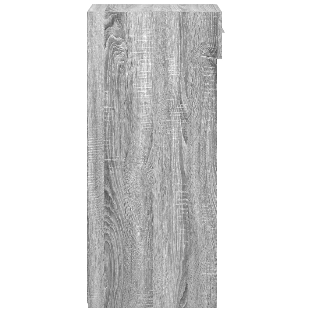 Dressoir 45x42,5x93 cm bewerkt hout grijs sonoma eikenkleurig is nu te koop bij PeponiXL, paradijselijk wonen!