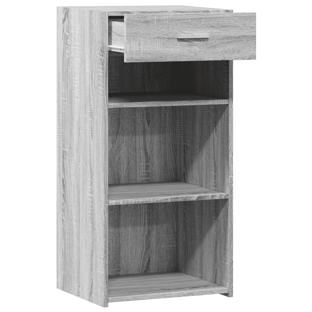 Dressoir 45x42,5x93 cm bewerkt hout grijs sonoma eikenkleurig is nu te koop bij PeponiXL, paradijselijk wonen!