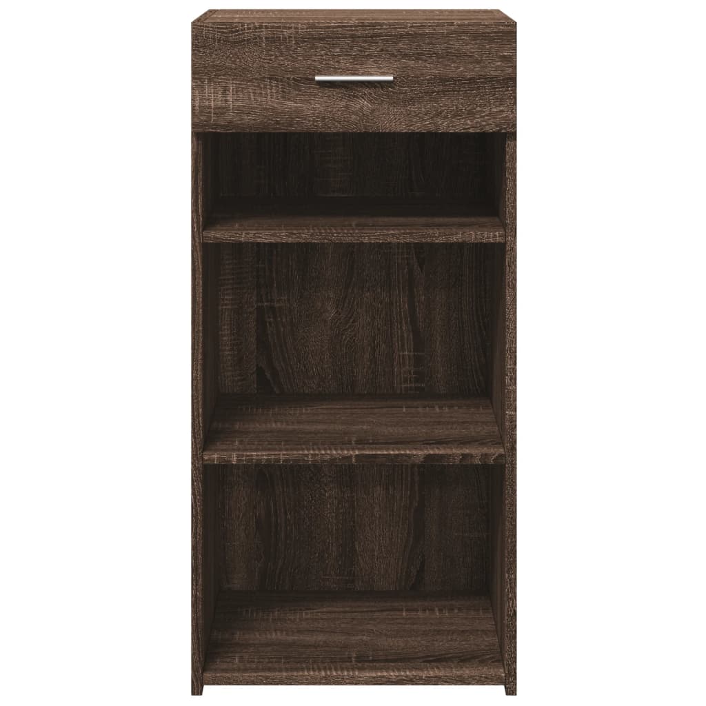 Dressoir 45x42,5x93 cm bewerkt hout bruin eikenkleur is nu te koop bij PeponiXL, paradijselijk wonen!