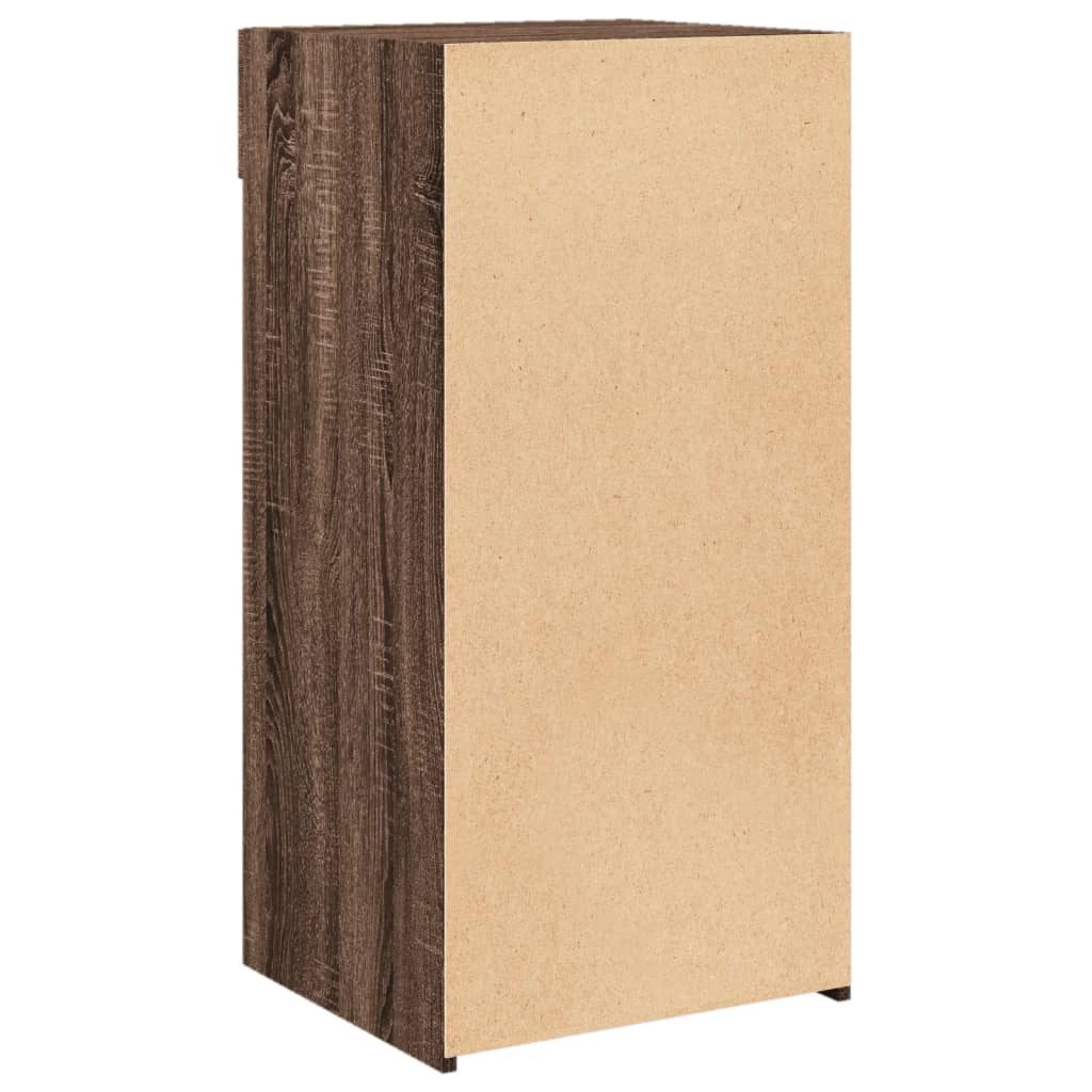 Dressoir 45x42,5x93 cm bewerkt hout bruin eikenkleur is nu te koop bij PeponiXL, paradijselijk wonen!