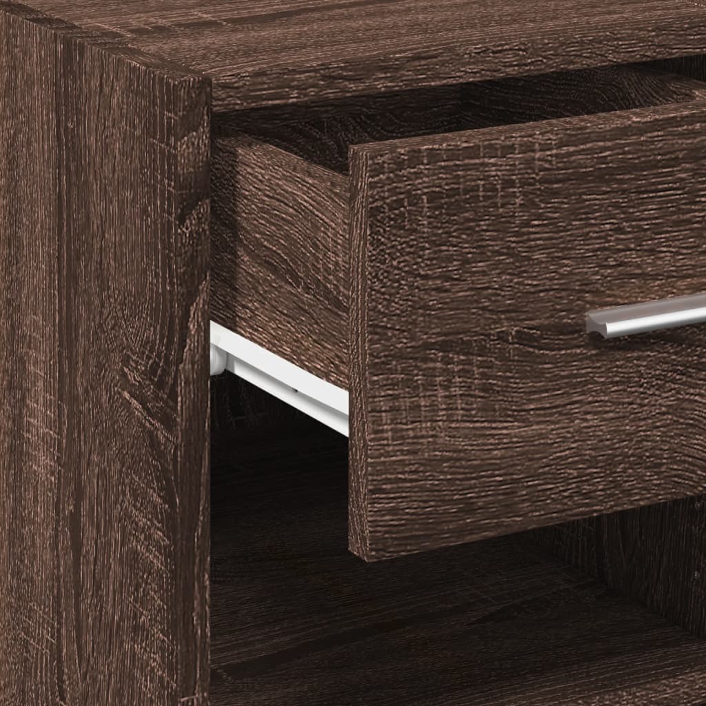 Dressoir 45x42,5x93 cm bewerkt hout bruin eikenkleur is nu te koop bij PeponiXL, paradijselijk wonen!