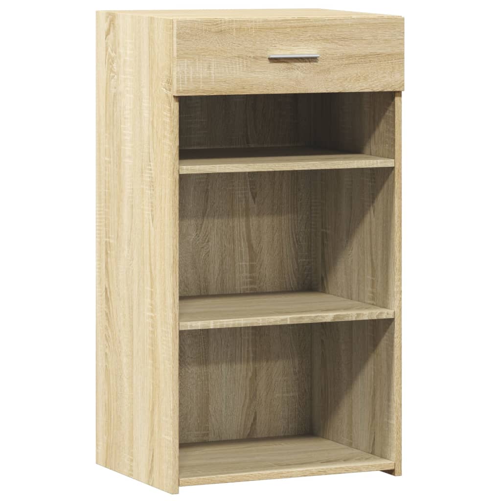 Dressoir 50x42,5x93 cm bewerkt hout sonoma eikenkleurig is nu te koop bij PeponiXL, paradijselijk wonen!