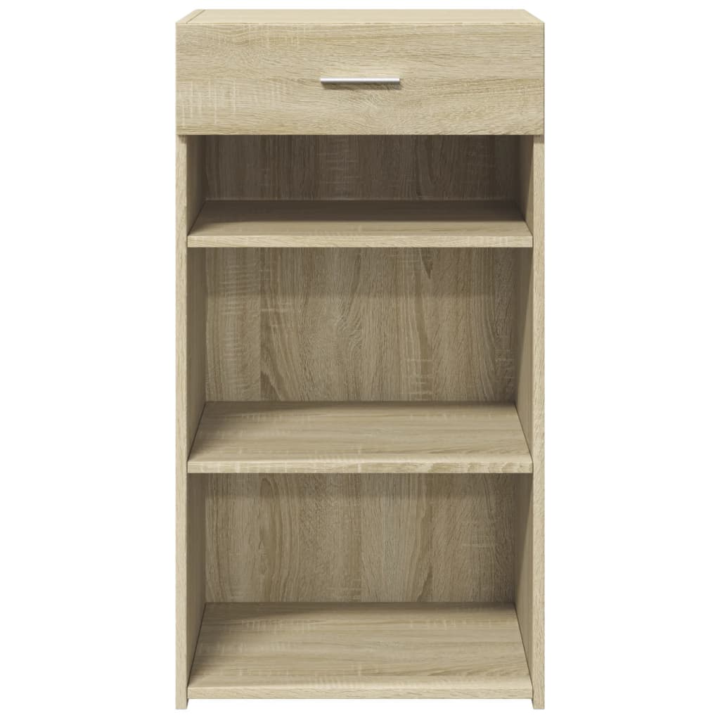 Dressoir 50x42,5x93 cm bewerkt hout sonoma eikenkleurig is nu te koop bij PeponiXL, paradijselijk wonen!