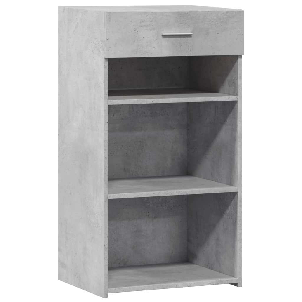 Dressoir 50x42,5x93 cm bewerkt hout betongrijs is nu te koop bij PeponiXL, paradijselijk wonen!