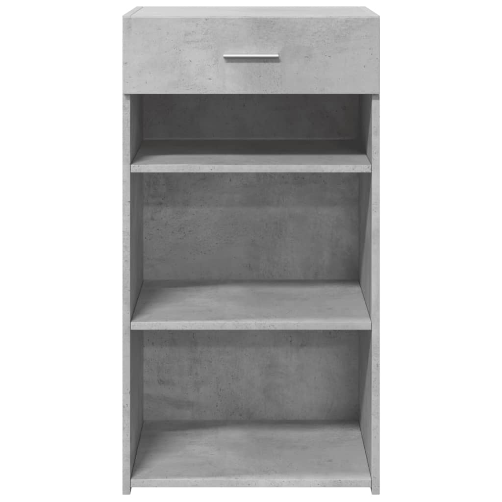 Dressoir 50x42,5x93 cm bewerkt hout betongrijs is nu te koop bij PeponiXL, paradijselijk wonen!