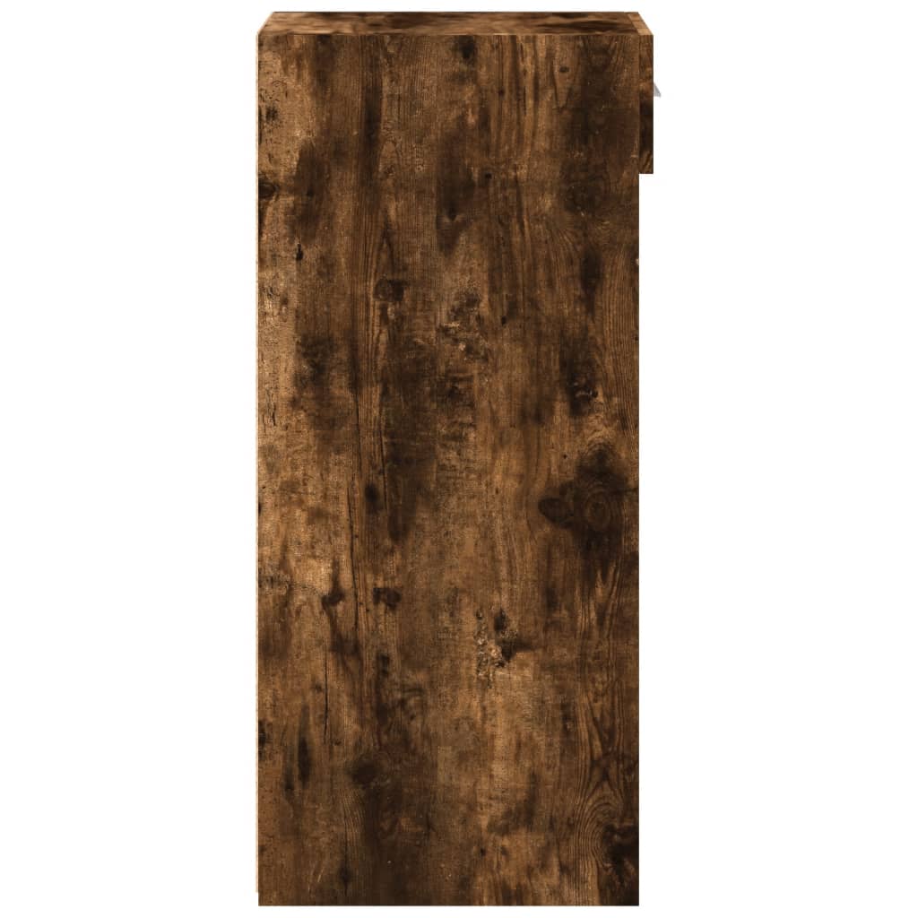 Dressoir 50x42,5x93 cm bewerkt hout gerookt eikenkleurig is nu te koop bij PeponiXL, paradijselijk wonen!