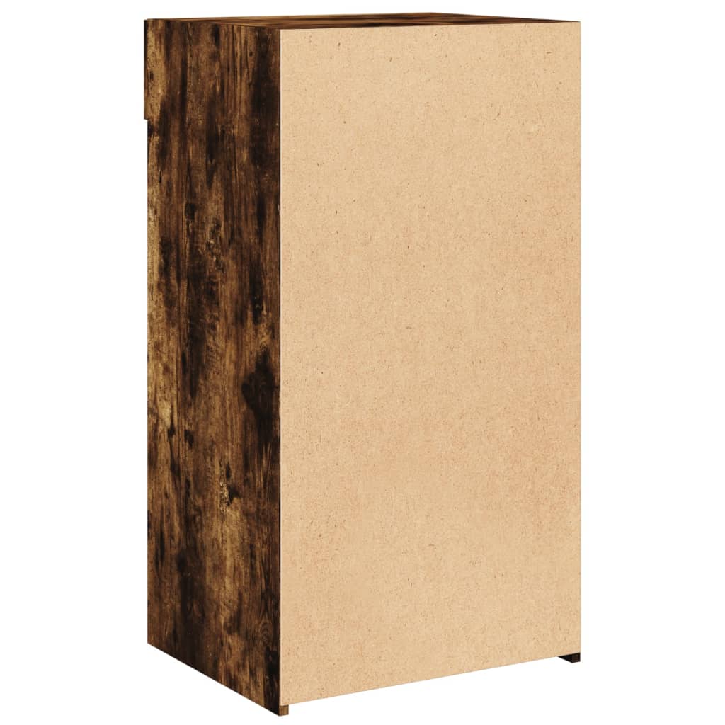 Dressoir 50x42,5x93 cm bewerkt hout gerookt eikenkleurig is nu te koop bij PeponiXL, paradijselijk wonen!