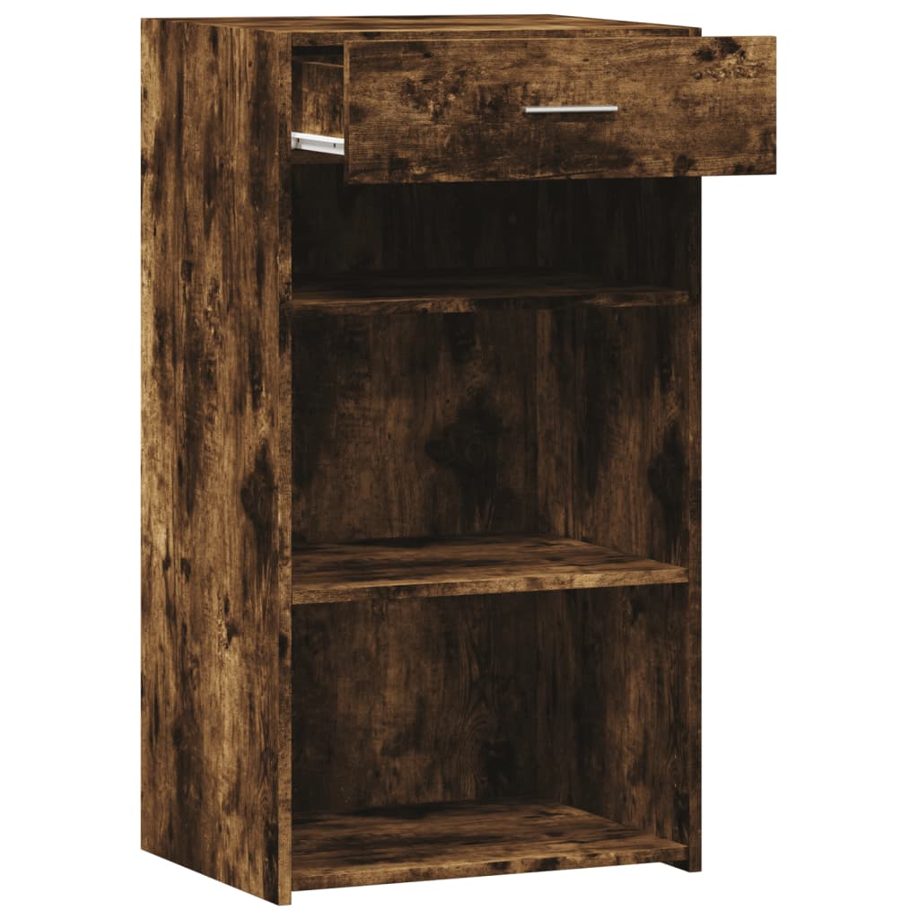 Dressoir 50x42,5x93 cm bewerkt hout gerookt eikenkleurig is nu te koop bij PeponiXL, paradijselijk wonen!