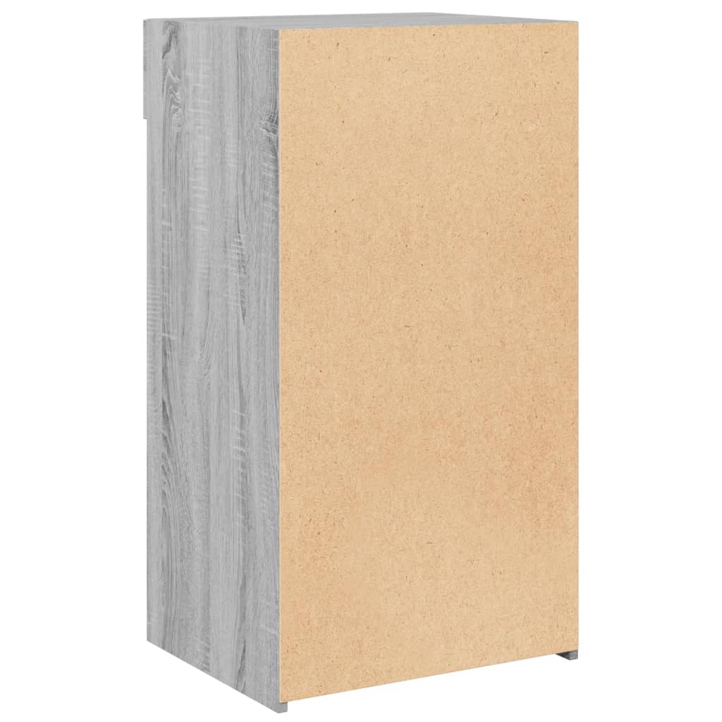 Dressoir 50x42,5x93 cm bewerkt hout grijs sonoma eikenkleurig is nu te koop bij PeponiXL, paradijselijk wonen!