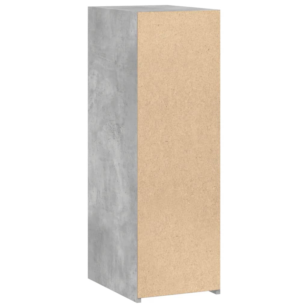 Dressoir 30x41x93 cm bewerkt hout betongrijs is nu te koop bij PeponiXL, paradijselijk wonen!