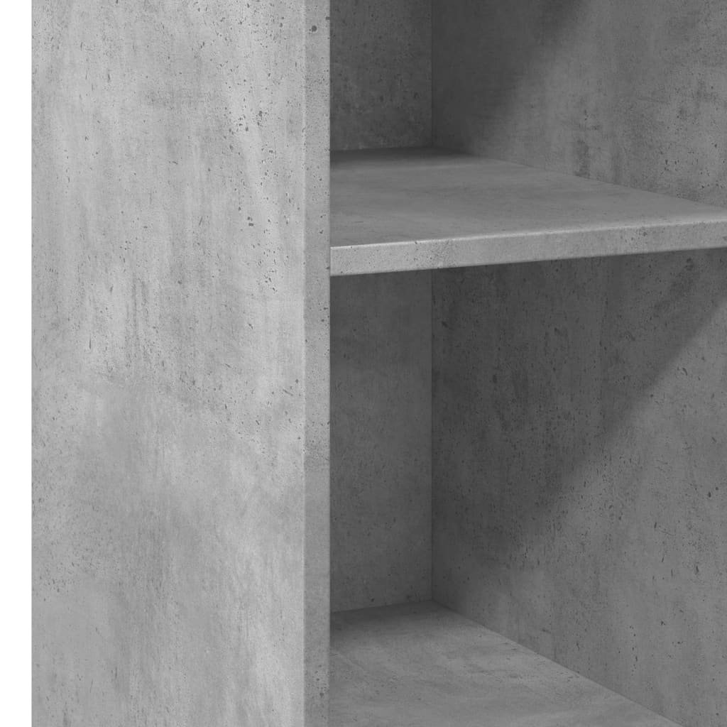 Dressoir 30x41x93 cm bewerkt hout betongrijs is nu te koop bij PeponiXL, paradijselijk wonen!